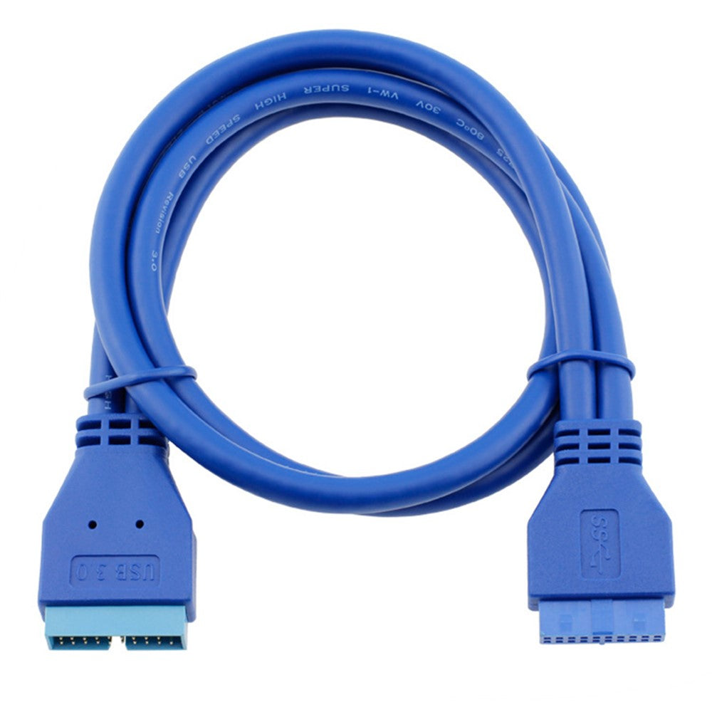 0.5m-Male-to-Female-USB-3.0-Motherboard-20-Pin-Header-Extension-Adapter-Cable