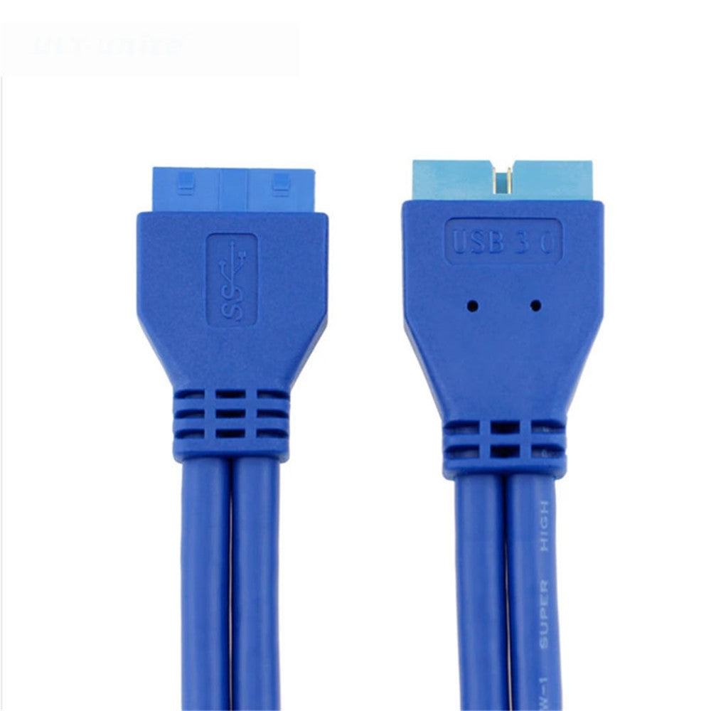 0.5m-Male-to-Female-USB-3.0-Motherboard-20-Pin-Header-Extension-Adapter-Cable