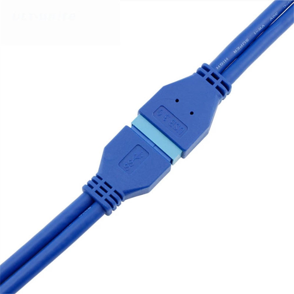 0.5m-Male-to-Female-USB-3.0-Motherboard-20-Pin-Header-Extension-Adapter-Cable