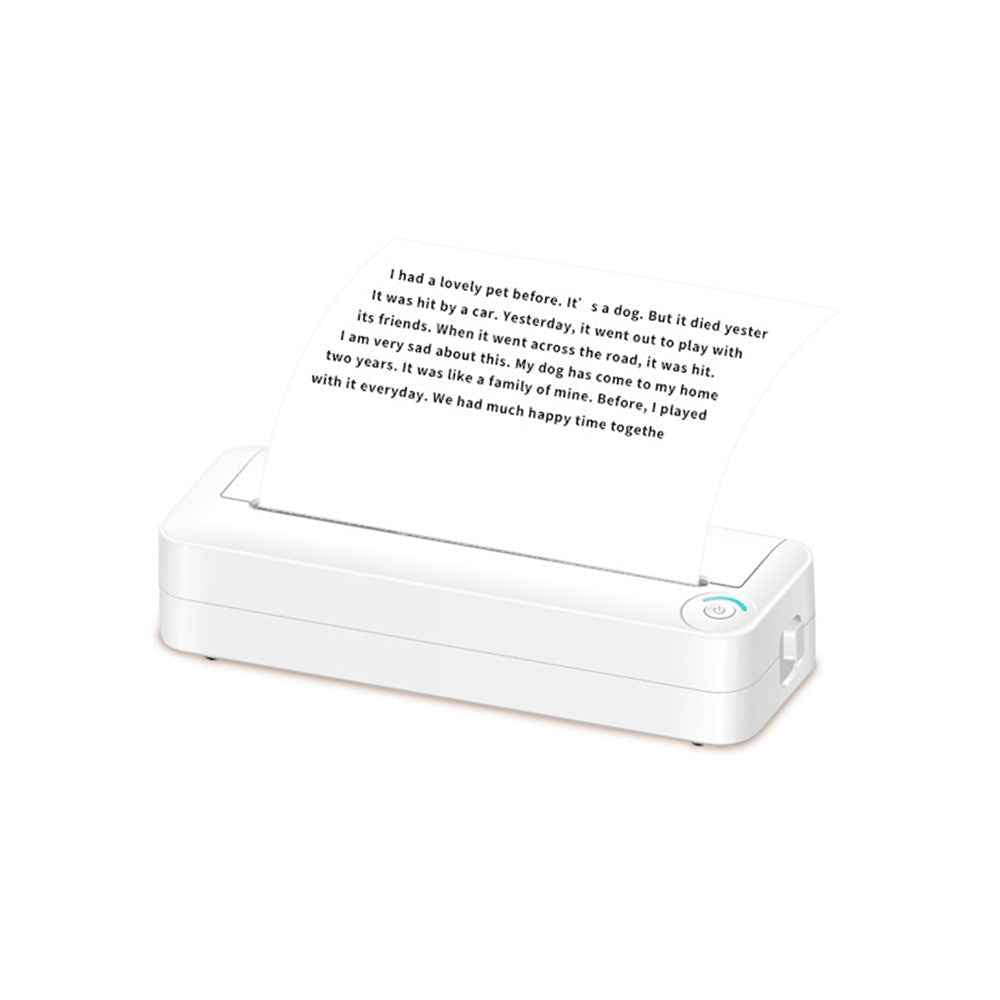 1 Roll 210 x 30mm A4 Mini Printer Thermal Paper Scratch Resistant Smooth Surface Printing Paper