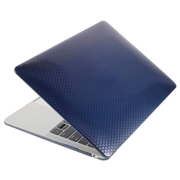 PRAGUS For Ultra-thin Honeycomb Texture Laptop Case Hard PC Notebook Shell Cover for MacBook Pro 13-inch A1708/A1706/A1989/A2159/A2251/A2289/A2338 - Blue