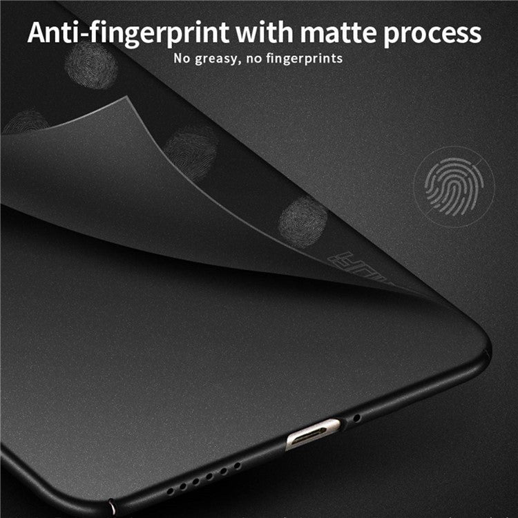 MOFI Shield Matte Series for Xiaomi 12S Ultra 5G Hard PC Back Cover Shock Absorbing Phone Protector Case - Blue