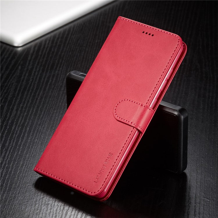 LC.IMEEKE Leather with Wallet Case for Samsung Galaxy A51 5G SM-A516 - Rose