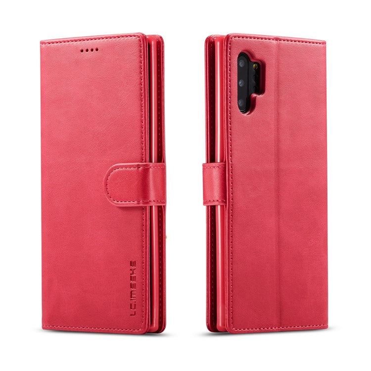 LC.IMEEKE Separated Wallet Design for Samsung Galaxy A32 5G/M32 5G TPU Inner + PU Leather Protector Stand Shell - Rose