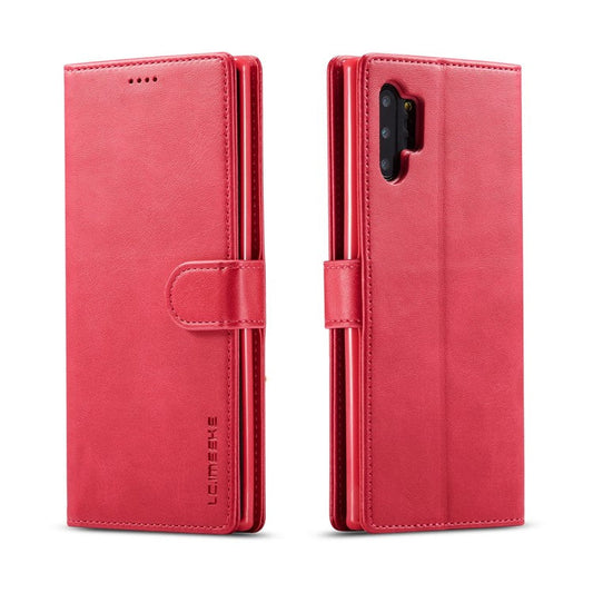 LC.IMEEKE Separated Wallet Design for Samsung Galaxy A32 5G/M32 5G TPU Inner + PU Leather Protector Stand Shell - Rose