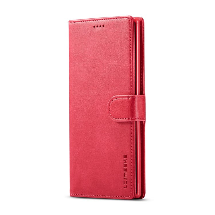 LC.IMEEKE Separated Wallet Design for Samsung Galaxy A32 5G/M32 5G TPU Inner + PU Leather Protector Stand Shell - Rose