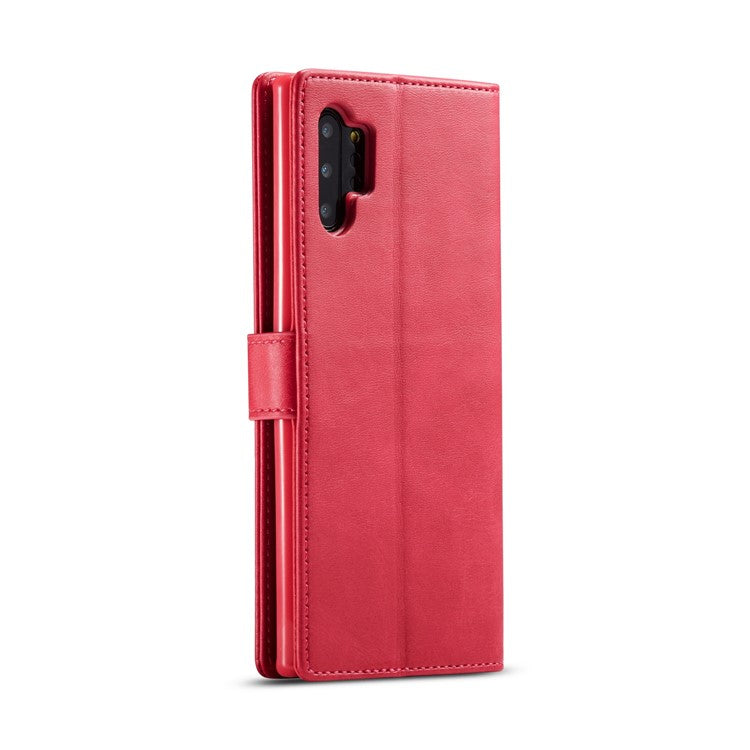 LC.IMEEKE Separated Wallet Design for Samsung Galaxy A32 5G/M32 5G TPU Inner + PU Leather Protector Stand Shell - Rose