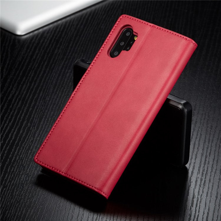 LC.IMEEKE Separated Wallet Design for Samsung Galaxy A32 5G/M32 5G TPU Inner + PU Leather Protector Stand Shell - Rose