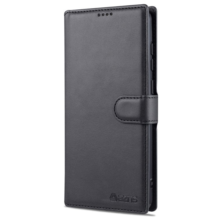 AZNS For Samsung Galaxy A52 4G/5G / A52s 5G Protective Case Leather Shell Cell Phone Cover with Wallet Stand - Black