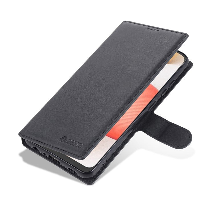 AZNS For Samsung Galaxy A52 4G/5G / A52s 5G Protective Case Leather Shell Cell Phone Cover with Wallet Stand - Black