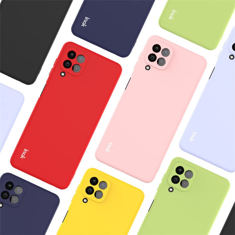 IMAK UC-2 Series Anti-Scratch Flexible TPU Phone Protective Cover Case for Samsung Galaxy A22 4G (EU Version) - Black