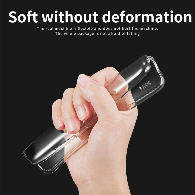 MOFI For Samsung Galaxy A33 5G Case Transparent Shock Absorption TPU Protective Phone Cover