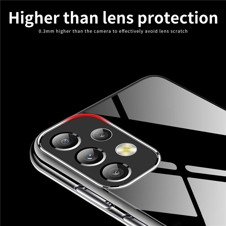 MOFI For Samsung Galaxy A33 5G Case Transparent Shock Absorption TPU Protective Phone Cover
