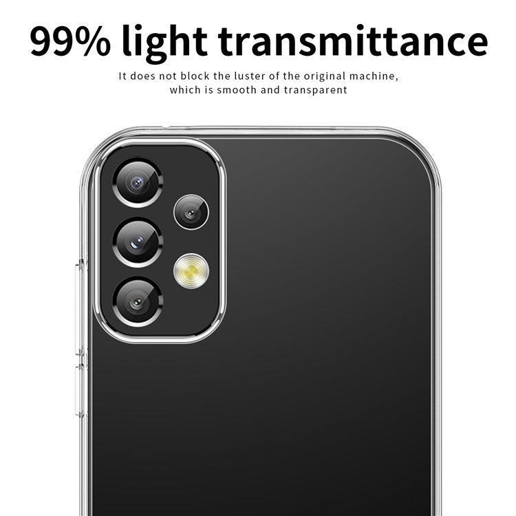 MOFI For Samsung Galaxy A33 5G Case Transparent Shock Absorption TPU Protective Phone Cover