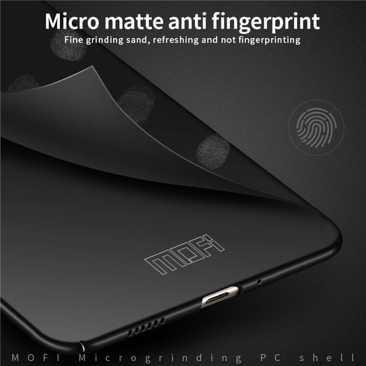 MOFI JK PC Series-1 Shield for Samsung Galaxy M52 5G Cell Phone Case Matte Finish Hard PC Wear-resistant Protective Shell with Strap - Red