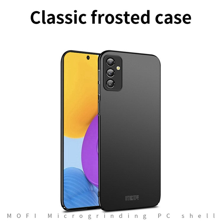 MOFI JK PC Series-1 Shield for Samsung Galaxy M52 5G Cell Phone Case Matte Finish Hard PC Wear-resistant Protective Shell with Strap - Rose Gold