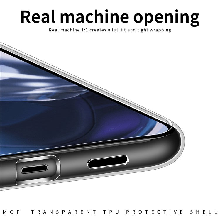 MOFI For Motorola Moto E22i 4G / Moto E22 4G Phone Case Transparent Slim Phone Shell Anti-Drop TPU Protective Cover