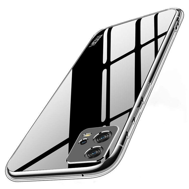 MOFI Transparent Soft TPU Phone Case for Motorola Moto G72 4G, Anti-scratch Shockproof Mobile Phone Back Cover