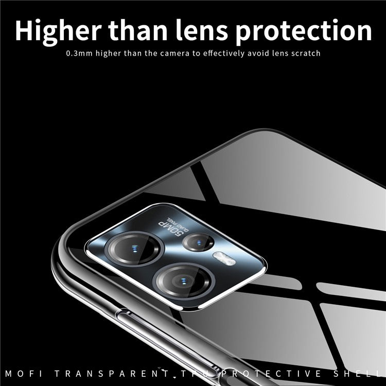 MOFI For Motorola Moto G13 4G / G23 4G Transparent Shockproof Case Soft TPU Phone Cover