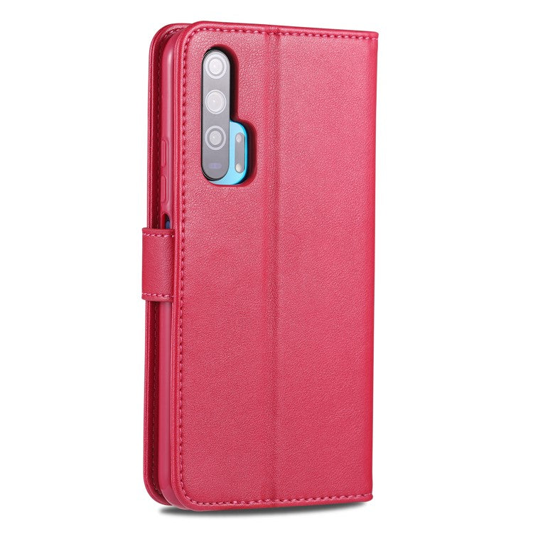 AZNS Leather Wallet Phone Case for Huawei Honor 20 Pro - Rose