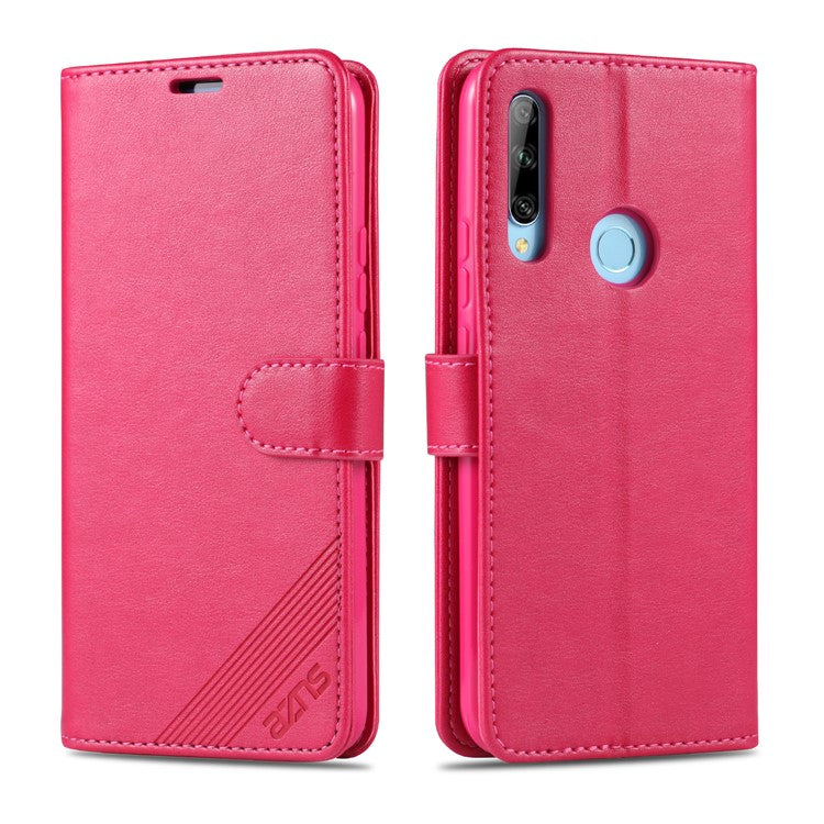 AZNS PU Leather Wallet Case for Huawei Honor 9X (Global)/ P Smart Z/Y9 Prime 2019 - Rose
