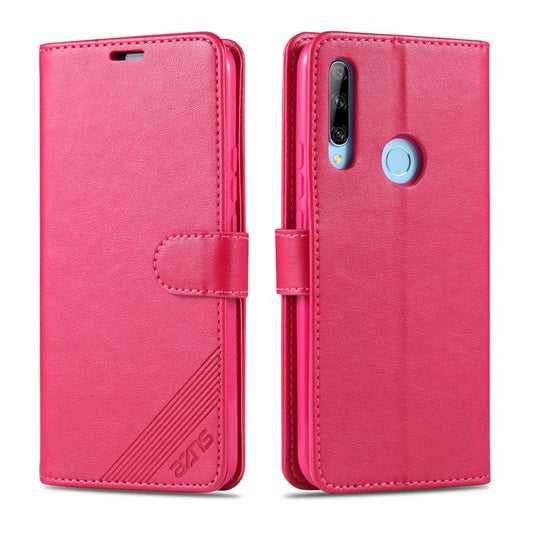 AZNS PU Leather Wallet Case for Huawei Honor 9X (Global)/ P Smart Z/Y9 Prime 2019 - Rose