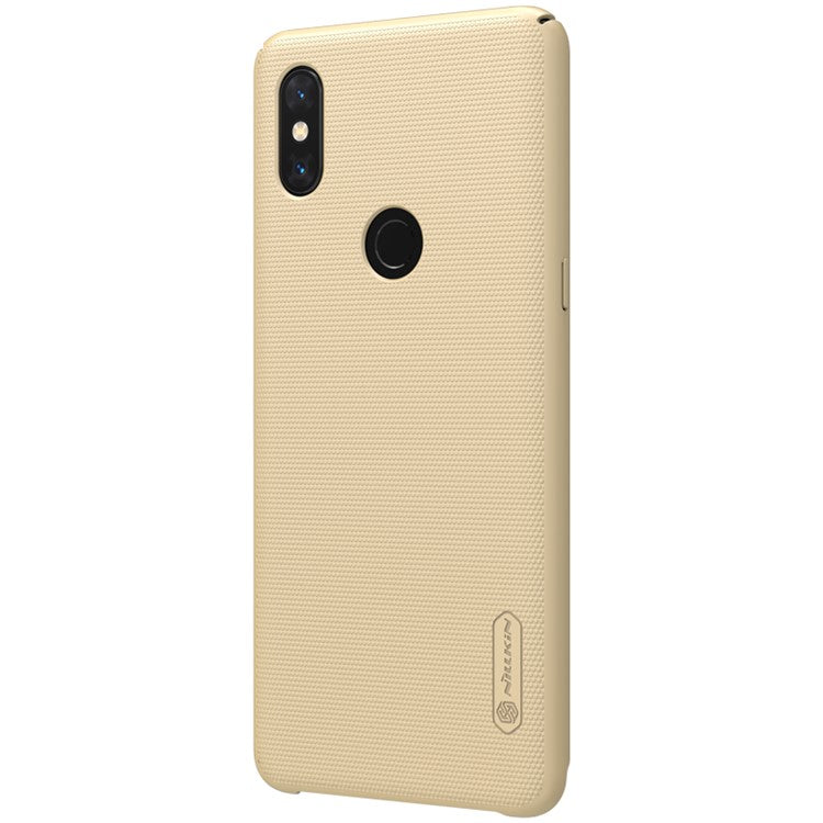 NILLKIN Super Frosted Shield Hard PC Back Cellphone Cover for Xiaomi Mi Mix 3 / Mix 3 5G - Gold