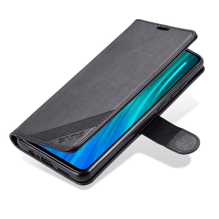 AZNS Phone Shell Leather Shell for Xiaomi Redmi 9 - Black