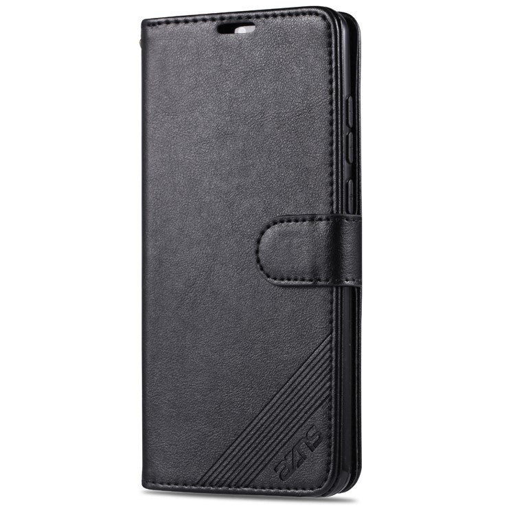 AZNS Phone Shell Leather Shell for Xiaomi Redmi 9 - Black