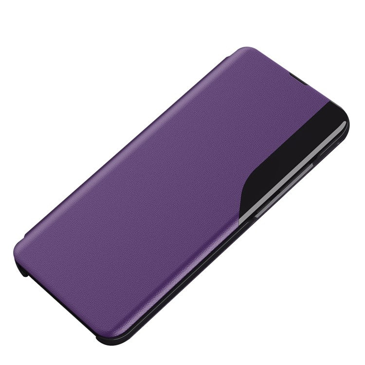For Xiaomi Poco X4 Pro 5G Flip Cover PU Leather Stand Full Body Protective Case - Purple