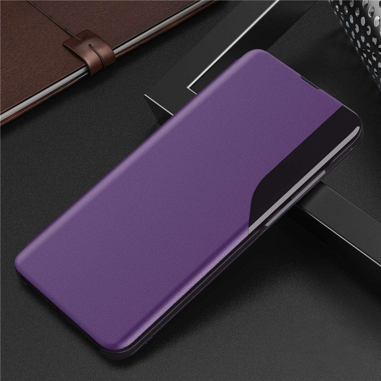 For Xiaomi Poco X4 Pro 5G Flip Cover PU Leather Stand Full Body Protective Case - Purple