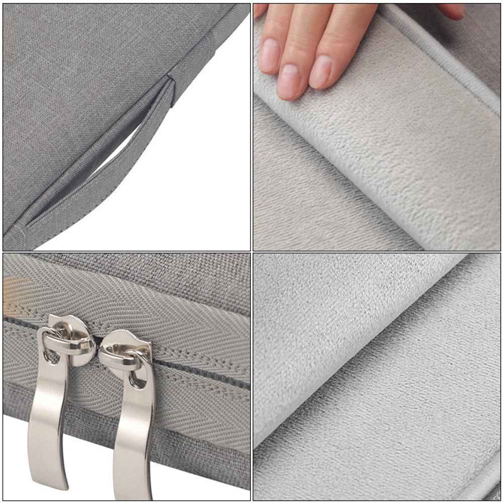 12.5 Inch Water-Repellent Nylon Laptop Bag Sleeve Notebook Computer Storage Handbag Tote - Purple