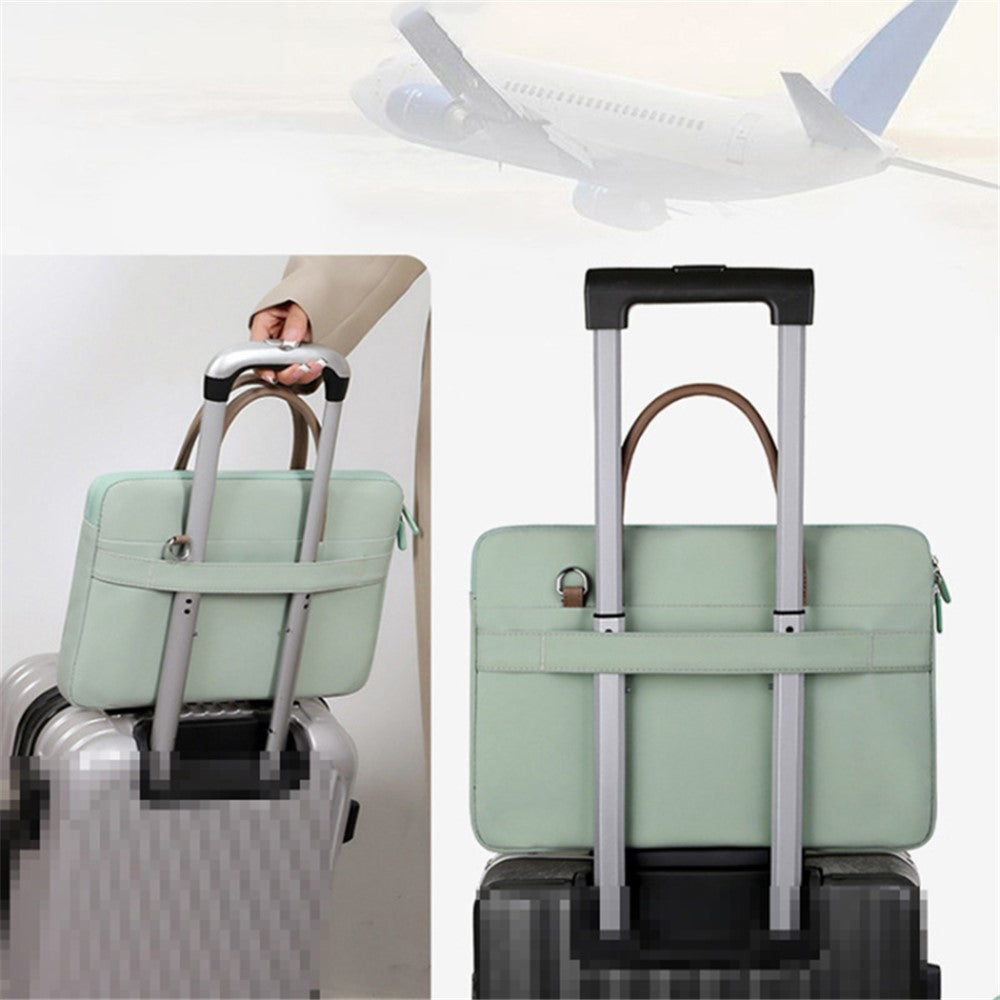 13-13.3-Inch-Laptop-Bag-Waterproof-Notebook-Computer-Handbag-with-Shoulder-Strap-Beige