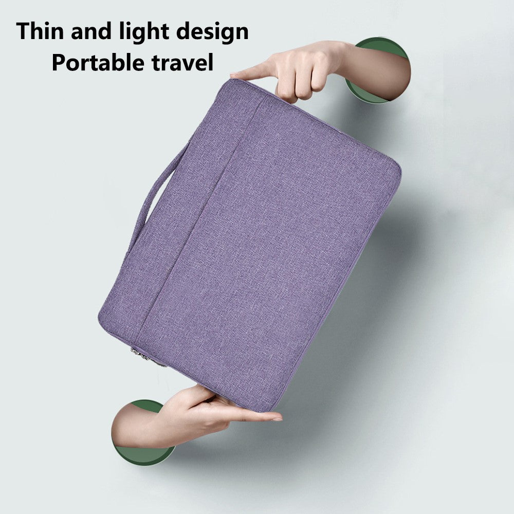 13.3-inch-Notebook-Laptop-Sleeve-Case-Oxford-Cloth-Soft-Fluffy-Lining-Cover-Carrying-Bag-Green