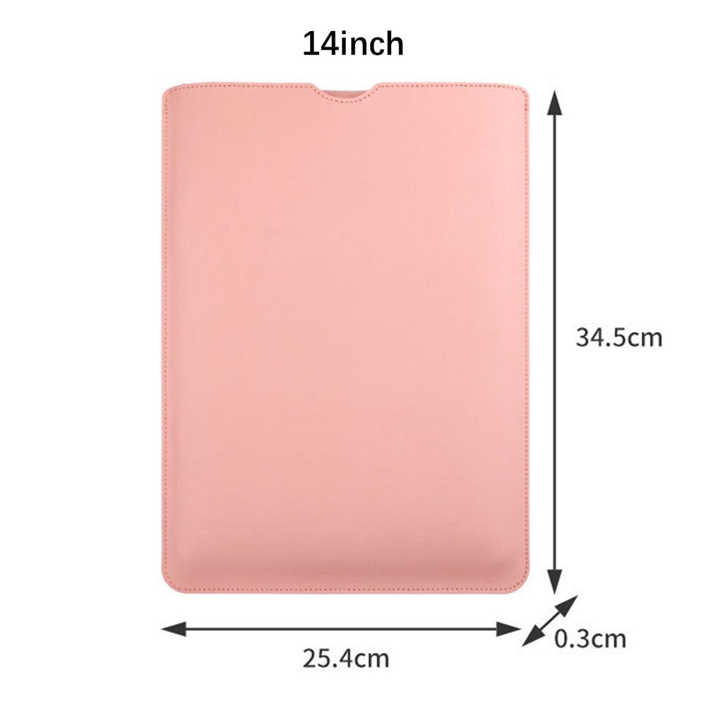 14-inch-Laptop-Sleeve,-PU-Leather-Shockproof-Carrying-Pouch-Sky-Blue