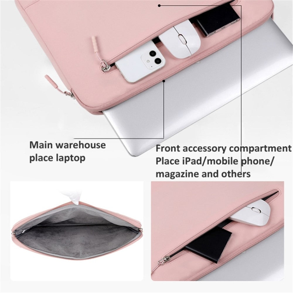 15-15.6-Inch-Notebook-Bag-Oxford-Cloth-Laptop-Bag-with-Zipper-Portable-Phone-Mouse-Storage-Bag-Beige