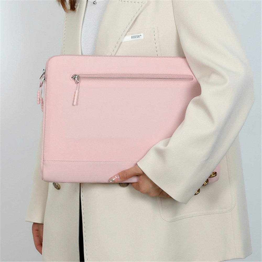 15-15.6-Inch-Notebook-Bag-Oxford-Cloth-Laptop-Bag-with-Zipper-Portable-Phone-Mouse-Storage-Bag-Beige