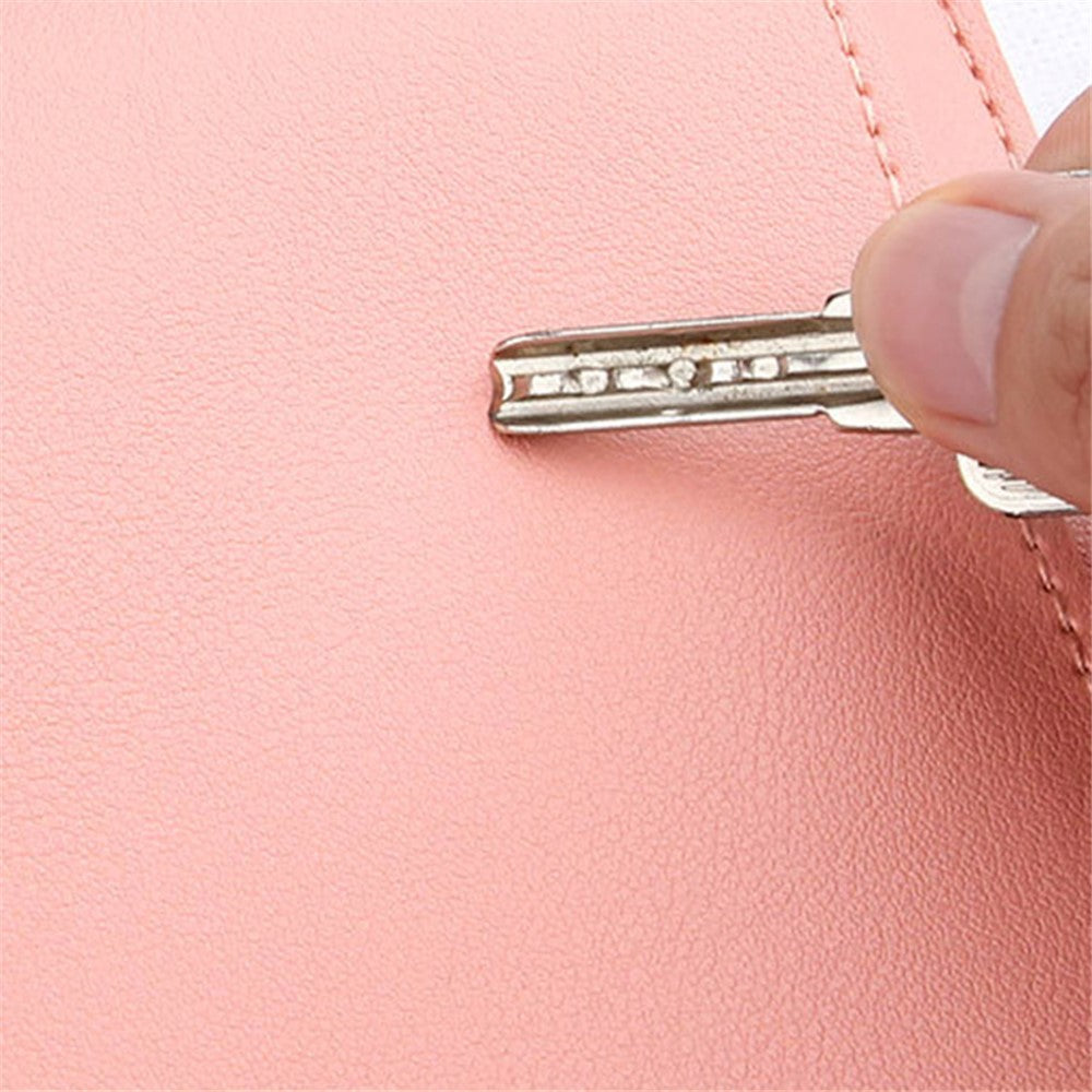 15-16-Inch-Laptop-Bag-Ultra-Slim-PU-Leather-Notebook-Sleeve-+-Small-Bag-Milk-Tea-Pink