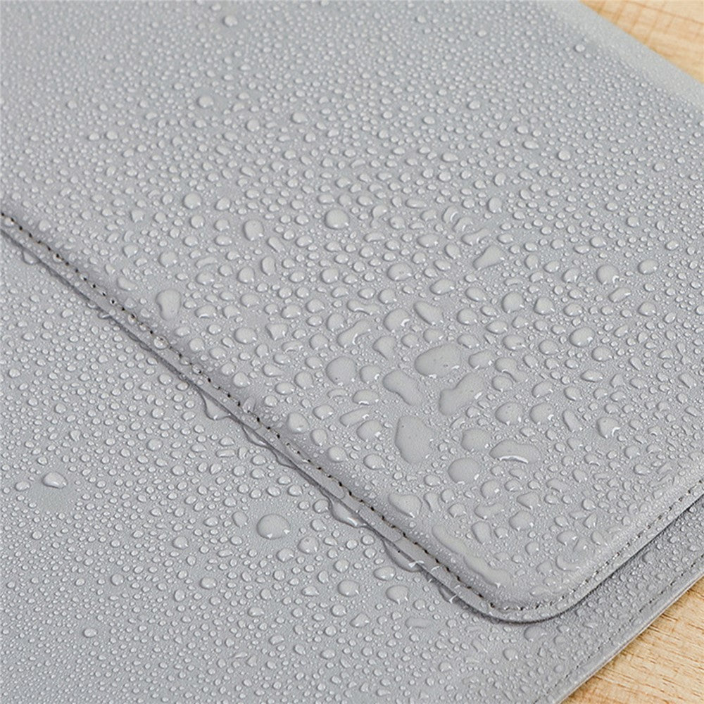 15-16-inch-Laptop-Sleeve-Case-PU-Leather-Ultra-Thin-Carrying-Bag-with-Folding-Stand-Grey