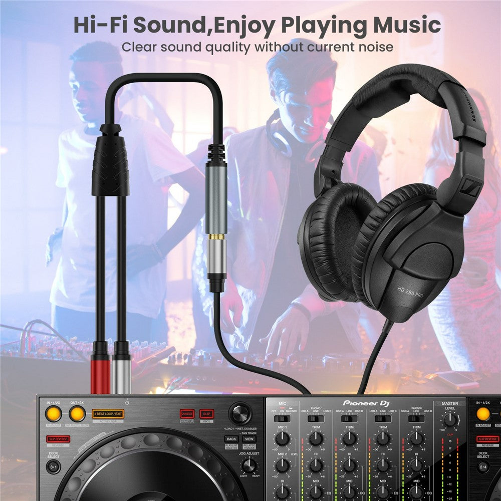 1m-6.35mm-TRS-Stereo-Female-to-Dual-6.35mm-Male-TS-Mono-Jack-Audio-Speaker-Splitter-Cable