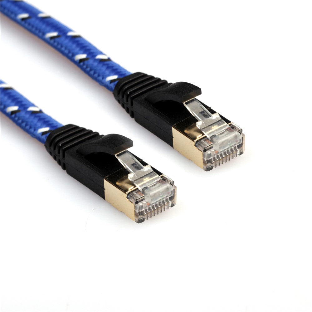 1M-Woven-Pattern-CAT-7-10-Gigabit-Ethernet-Flat-Patch-Cable