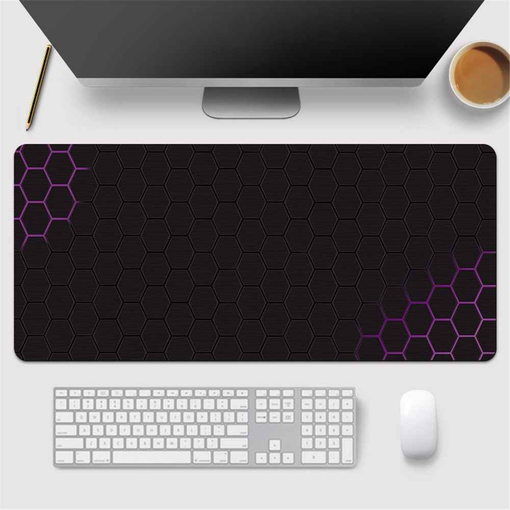 300x600x2mm Honeycomb Pattern Rubber Mouse Pad Anti-skid Computer Desktop Mat - Style 17
