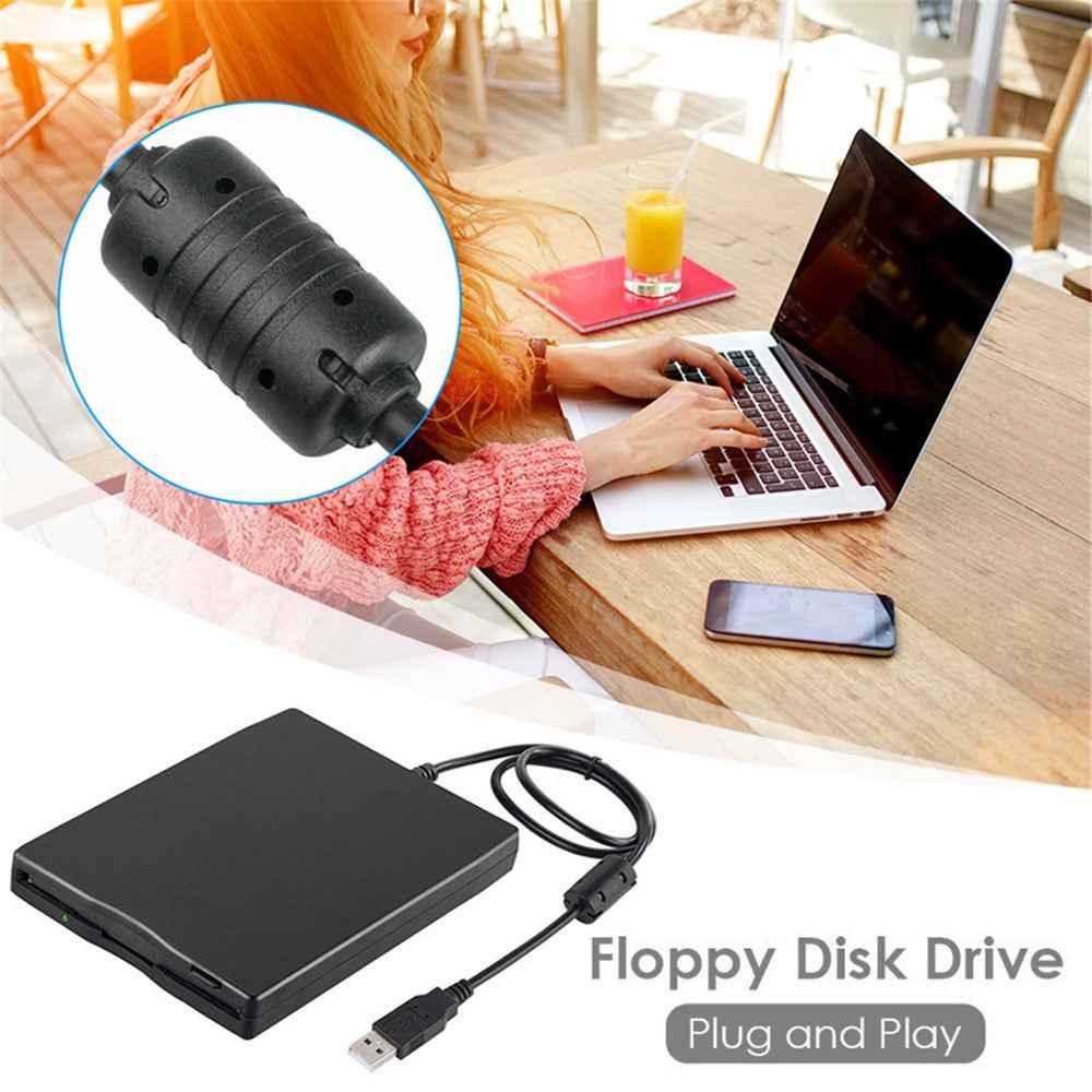 3.5 Inch External USB Floppy Disk Drive Portable Plug and Play 1.44MB FDD Floppy Drive