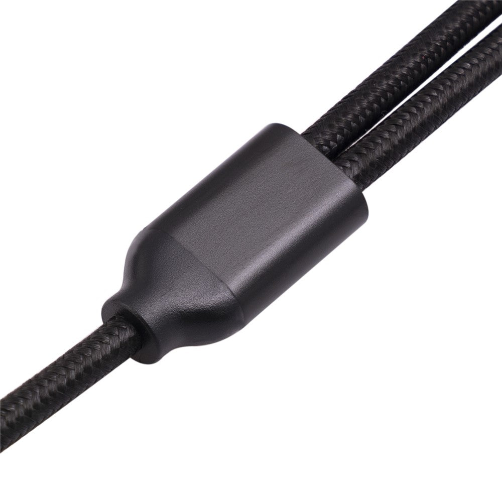 3718-30cm-6.35mm-1-/-4-Inch-1-Male-to-2-Female-Stereo-Y-Splitter-Audio-Cable-for-Guitar-/-Amplifier-/-Mixer