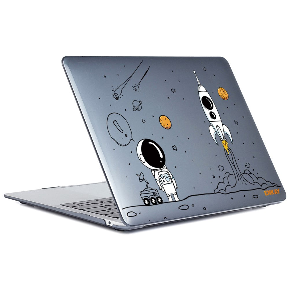 For-MacBook-Pro-13-inch-(2016)-A1706-/-(2018)-A1989-/-(2019)-A2159-(US-Version)-Astronaut-Pattern-Shockproof-Laptop-Case-with-TPU-Keyboard-Cover-+-Dust-Proof-Plugs-Astronaut-No.1