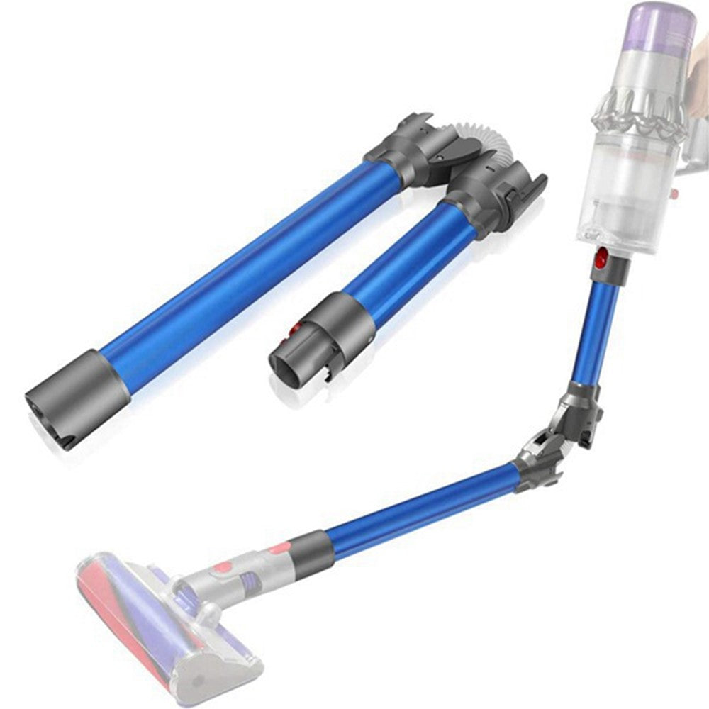 For Dyson V7 / V8 / V10 / V11 Vacuum Cleaner Foldable Extension Tube Aluminum Extension Pipe - Blue