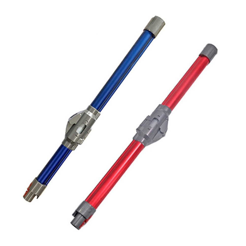 For Dyson V7 / V8 / V10 / V11 Vacuum Cleaner Foldable Extension Tube Aluminum Extension Pipe - Blue