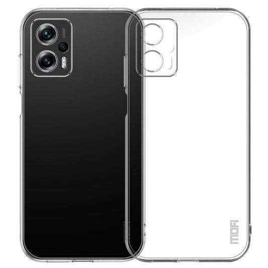 MOFI For Xiaomi Redmi Note 11T Pro 5G / Note 11T Pro+ 5G / Poco X4 GT 5G / Redmi K50i 5G Soft TPU Phone Cover Crystal Clear Anti-drop Case