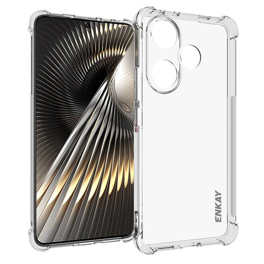 ENKAY HAT PRINCE For Xiaomi Redmi Turbo 3 5G / Poco F6 5G TPU Case Non-Slip Clear Phone Cover