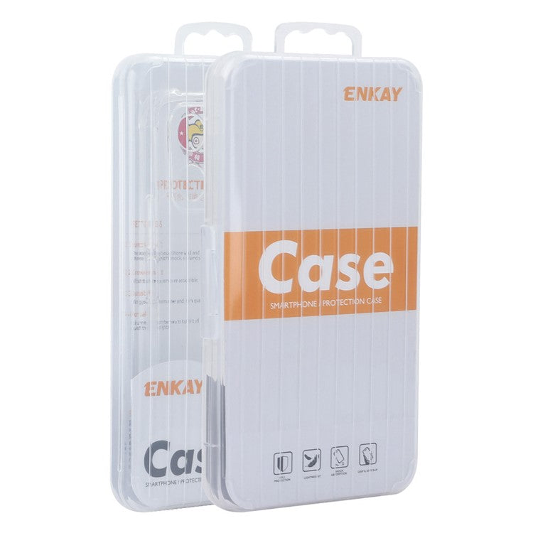 ENKAY HAT PRINCE For Xiaomi Redmi Turbo 3 5G / Poco F6 5G TPU Case Non-Slip Clear Phone Cover
